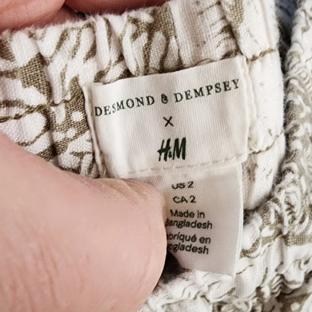 Desmond & Dempsey x H&M Pull-on Linen Pants 2